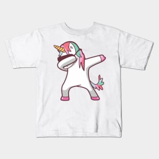 Dabbing Unicorn Kids T-Shirt